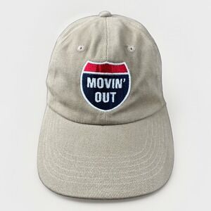 Movin' Out Musical Hat Cap Beige Promotional Vintage - NWOT